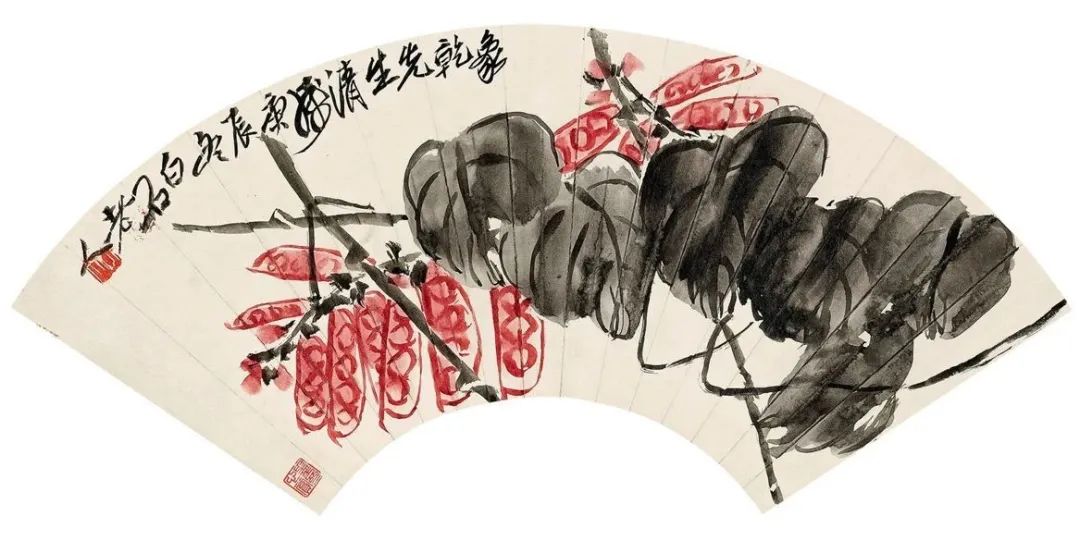 齐白石扇面大全,一次看个够__财经头条