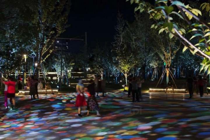 以光影重塑老城回忆，杭州萧山这条主干道完成亮化改造休闲区蓝鸢梦想 - Www.slyday.coM