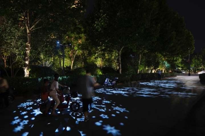 以光影重塑老城回忆，杭州萧山这条主干道完成亮化改造休闲区蓝鸢梦想 - Www.slyday.coM