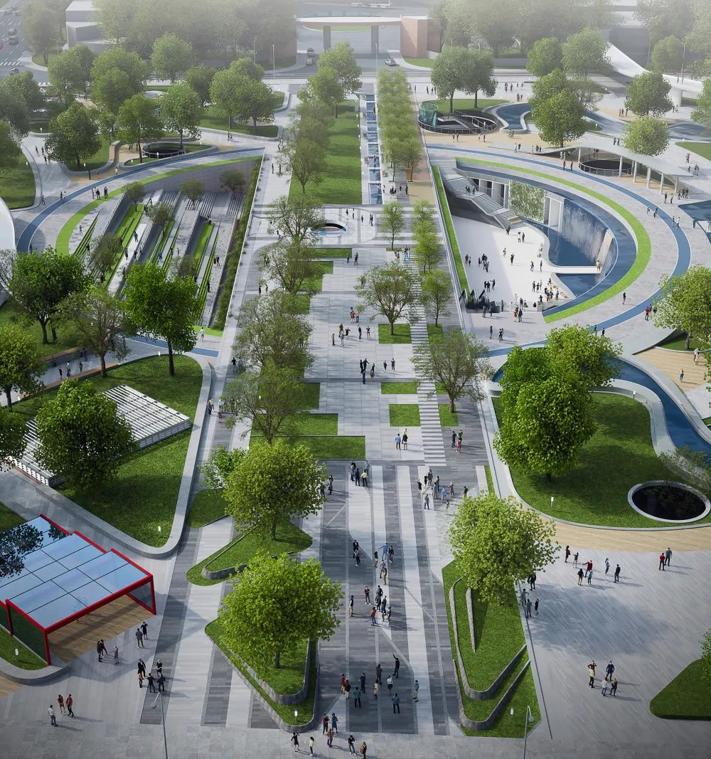 大良钟楼广场设计方案敲定:规建文化商业综合体 10月11日起围蔽施工