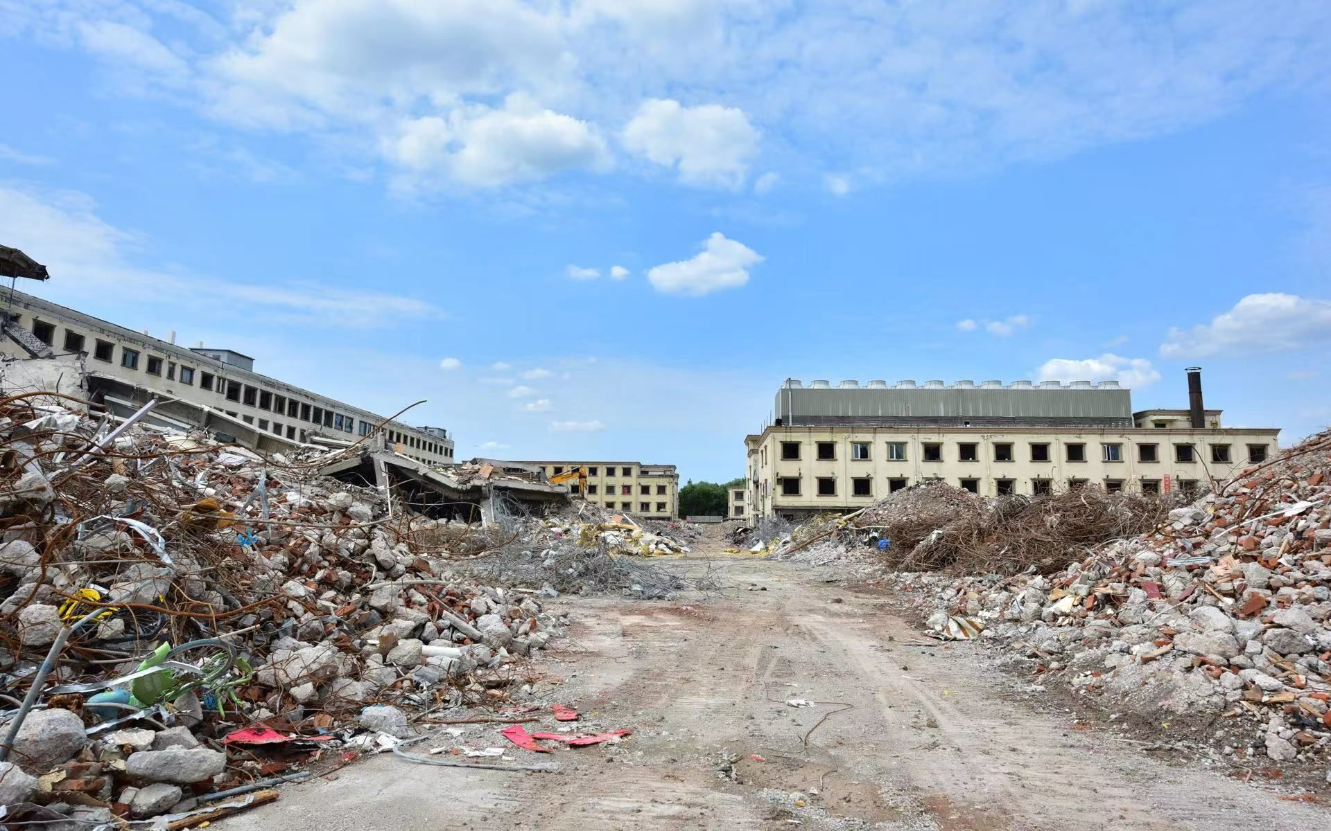 正天兴辅料批发市场被拆除。丰台区供图