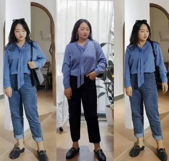 矮胖女生秋天怎么穿好看?学学这位微胖博主,这样穿显高显瘦__财经头条