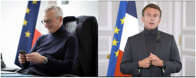 法国总统马克龙换上高领毛衣：欧洲今年的冬天有点冷休闲区蓝鸢梦想 - Www.slyday.coM