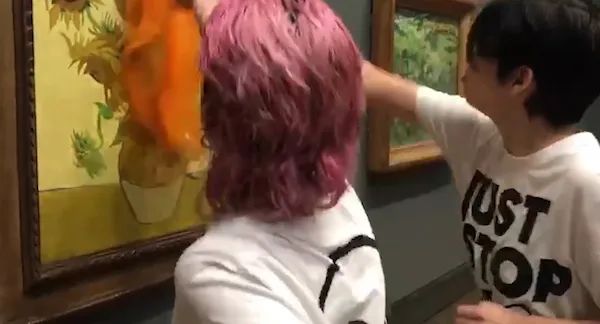 价值5.8亿元的梵高名画《向日葵》，遭泼番茄汤休闲区蓝鸢梦想 - Www.slyday.coM