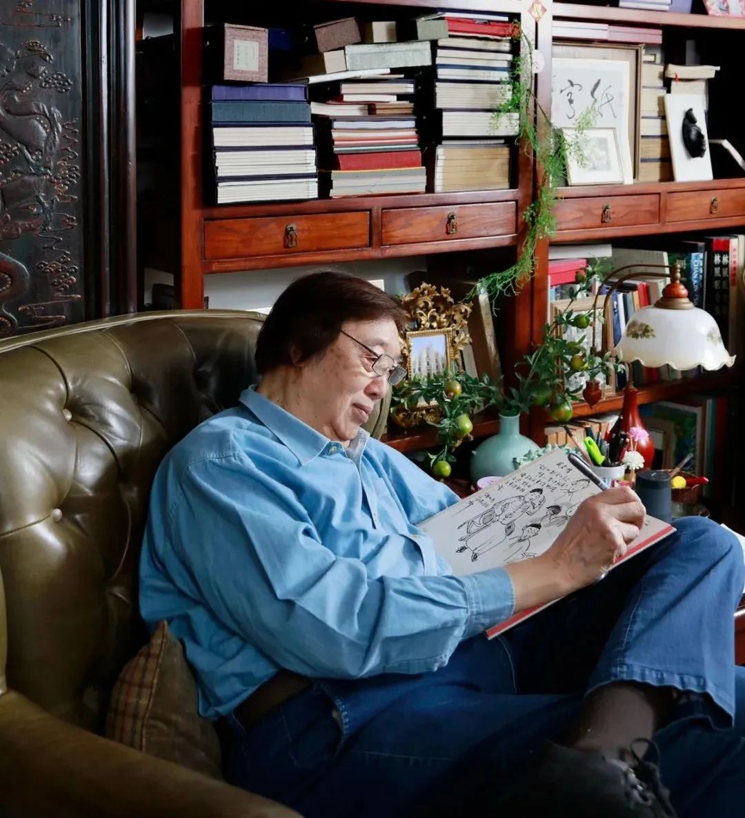 冯骥才：我画的是我心里的《俗世奇人》休闲区蓝鸢梦想 - Www.slyday.coM