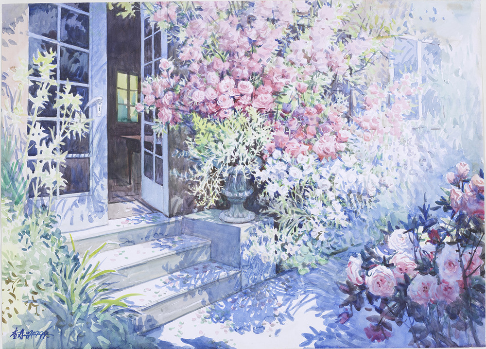 上海何以被誉为中国水彩画发祥地？亮相中华艺术宫的这位艺术家个展展开鲜活剖面休闲区蓝鸢梦想 - Www.slyday.coM