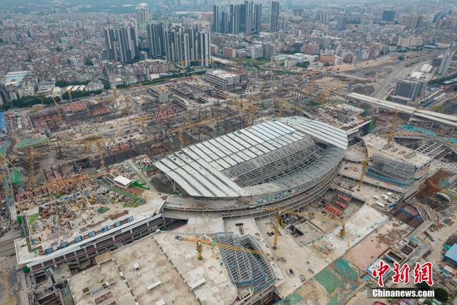 广州白云火车站建设稳步推进_手机新浪网