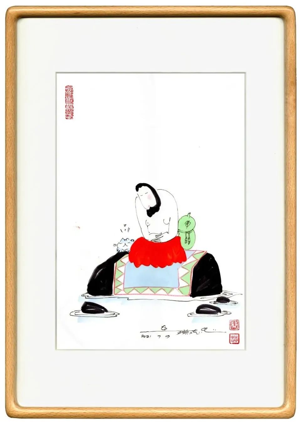 著名漫画家蔡志忠 | 达摩禅之见性成佛__财经头条