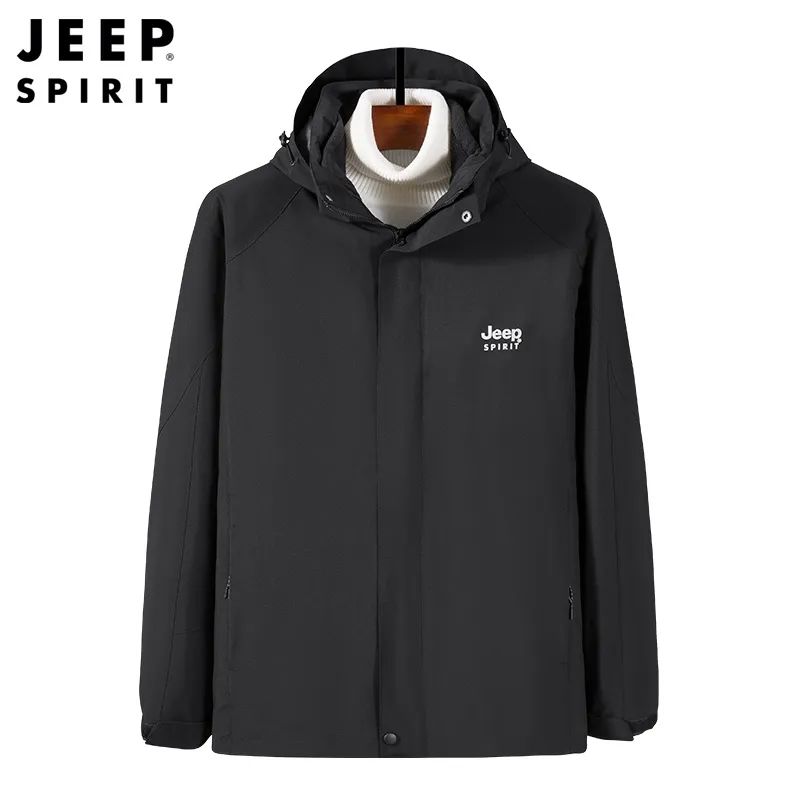 加绒、耐磨、抗风！1件3穿的Jeep冲锋衣来了，男女款都有，降温天快给家里人备上！休闲区蓝鸢梦想 - Www.slyday.coM