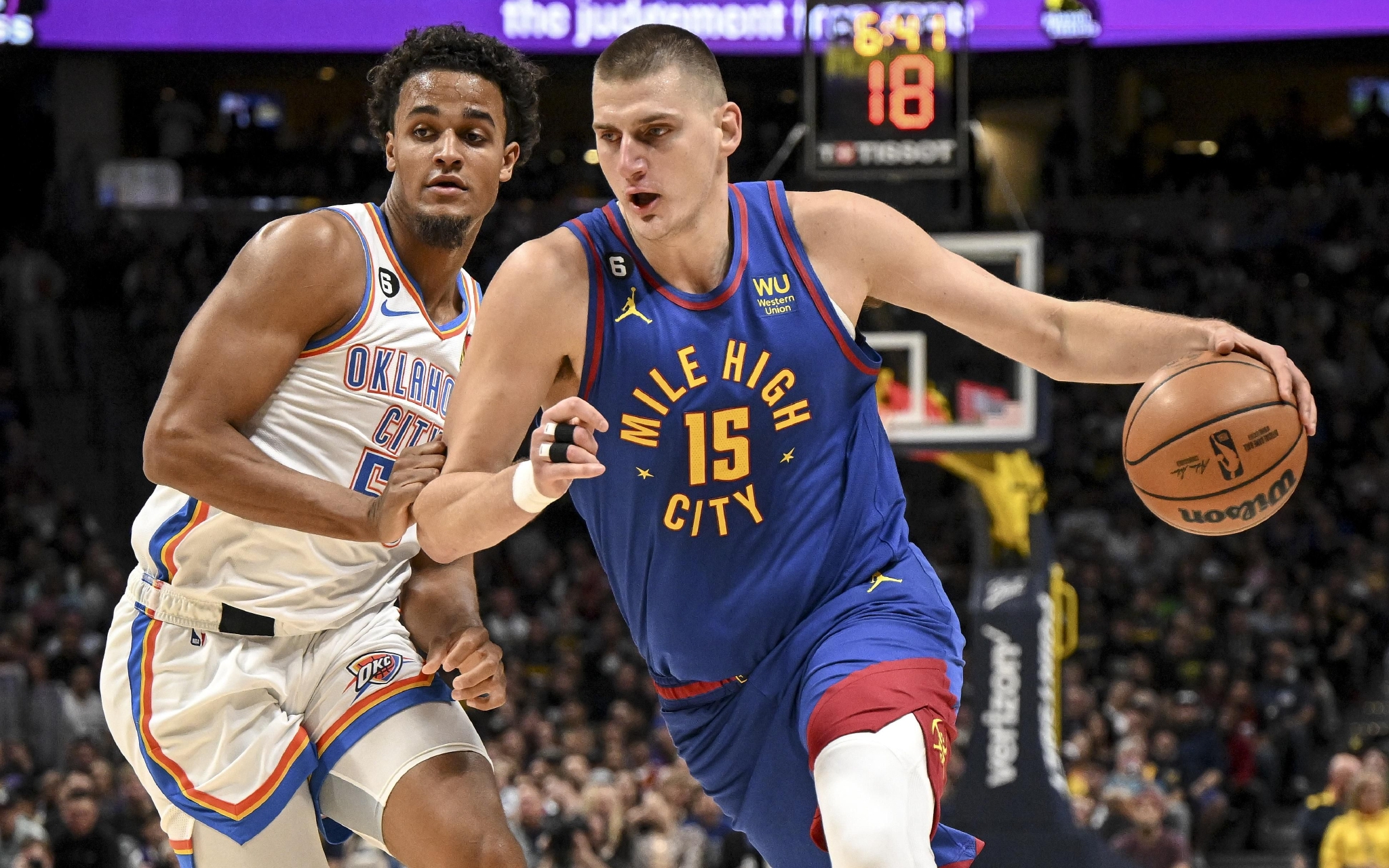 约基奇强势表现引领掘金对阵快船的激烈对决