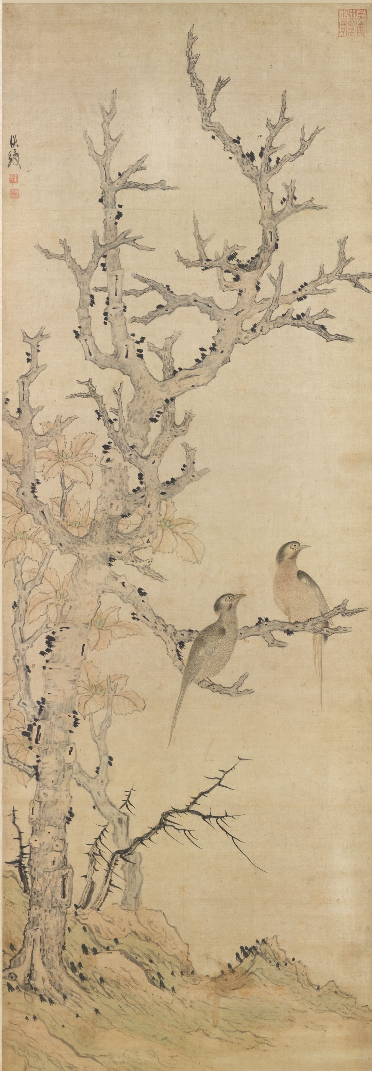 霜降｜故宫藏画中的草木之秋：黄叶飘零，意境萧疏休闲区蓝鸢梦想 - Www.slyday.coM