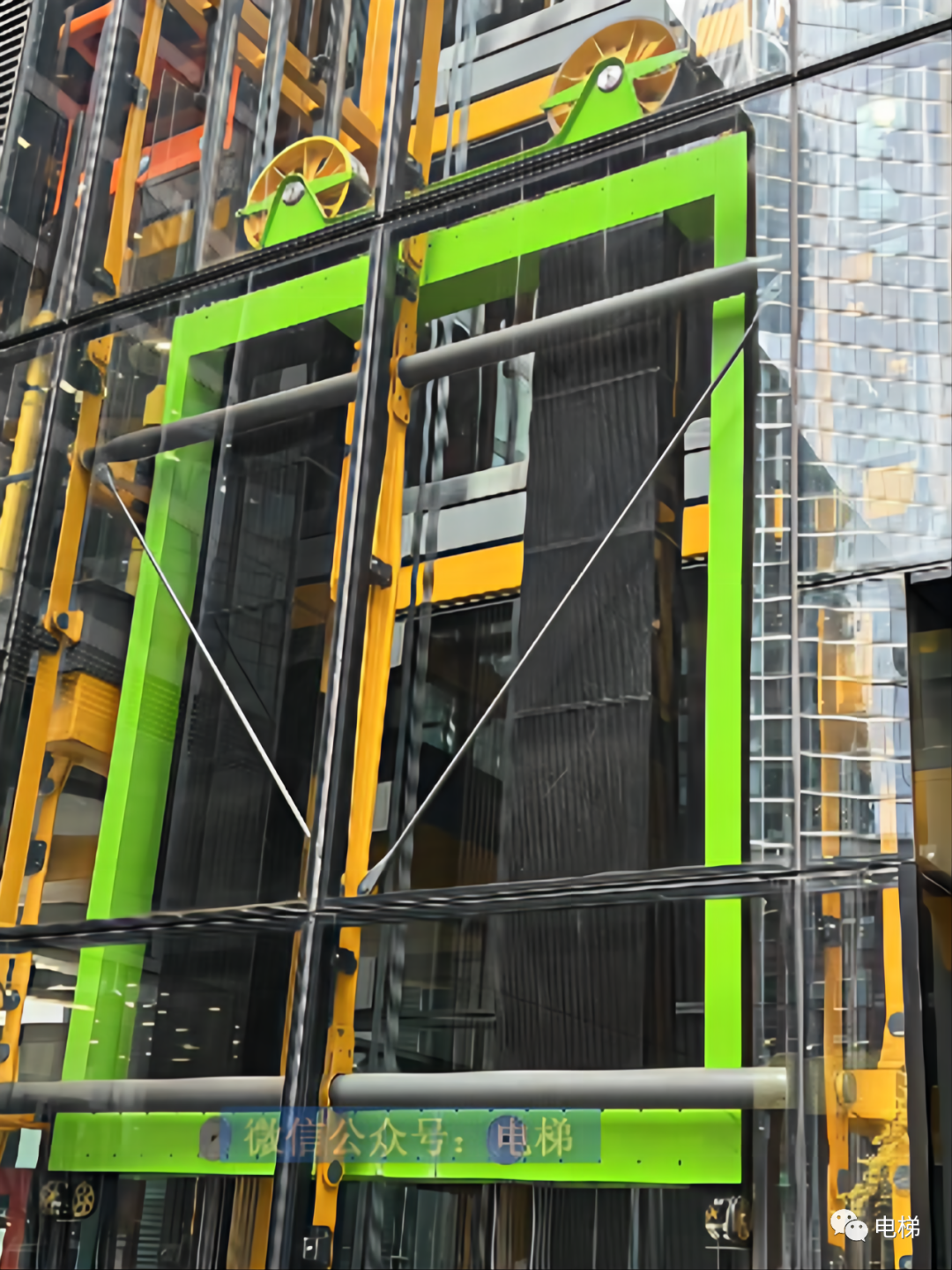 40吨的通力电梯这对重设计绝对不一般