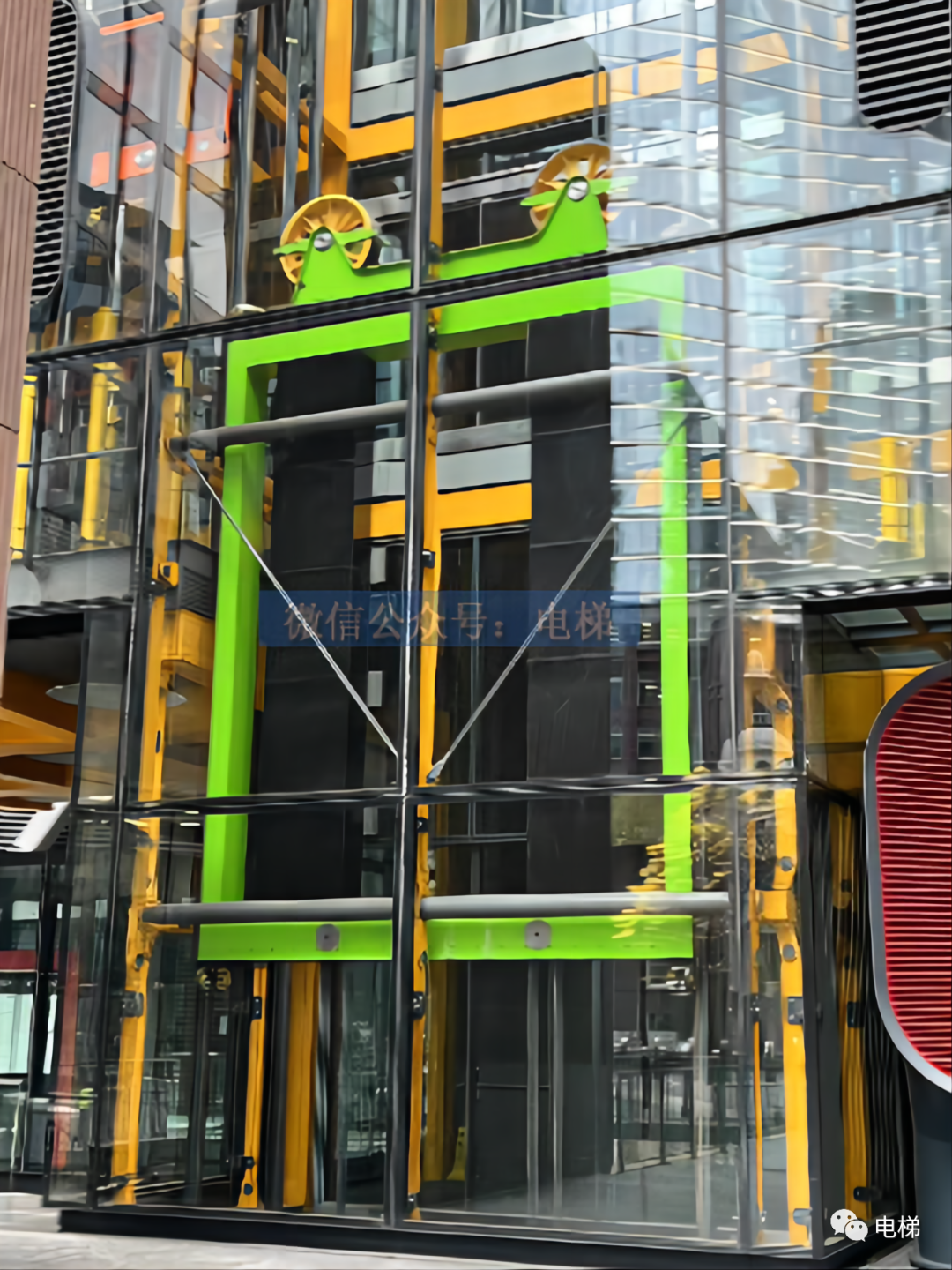40吨的通力电梯这对重设计绝对不一般
