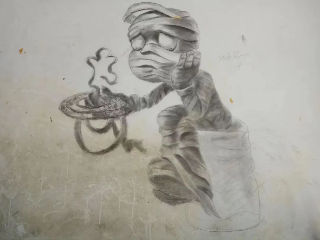 那些学长学姐们留在宿舍的壁画，信息量简直……休闲区蓝鸢梦想 - Www.slyday.coM