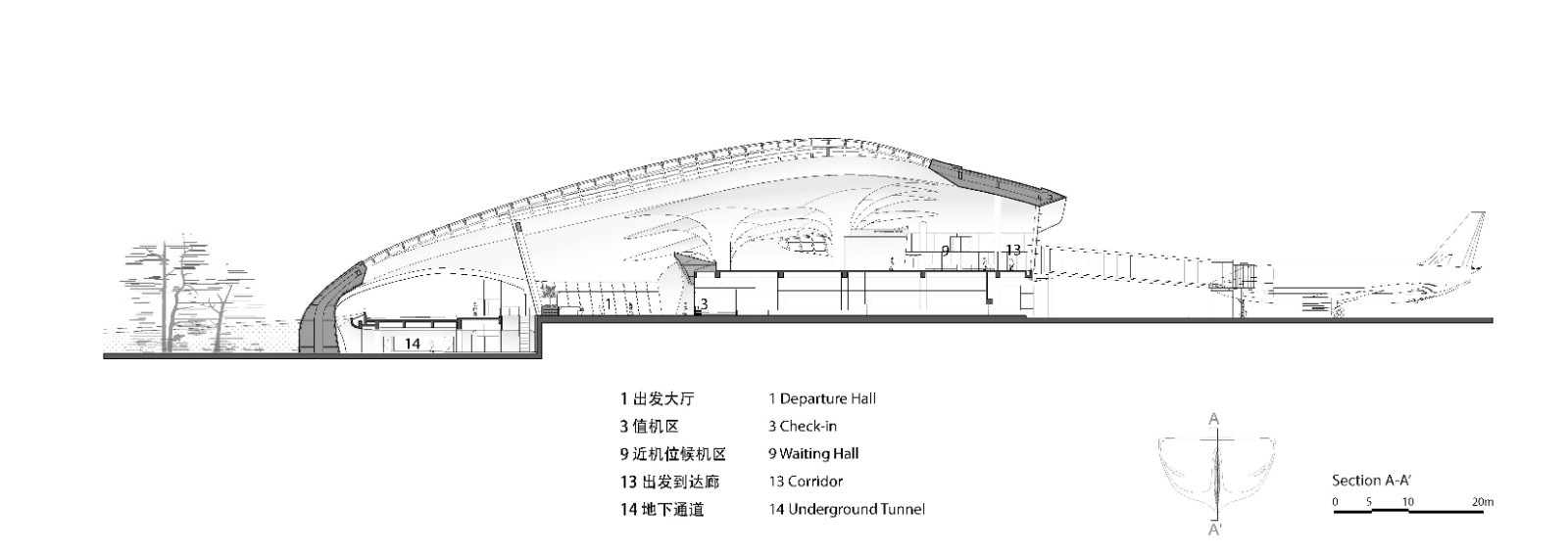 “山中飞鸟”:浙江丽水机场设计 / 马岩松MAD__财经头条