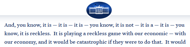 这话烫嘴！ 美国白宫发言人疯狂口吃，上演“废话文学”休闲区蓝鸢梦想 - Www.slyday.coM