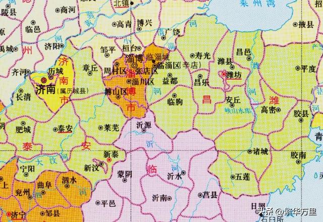 淄博市的区划调整，山东省的工业强市，为何有8个区县？