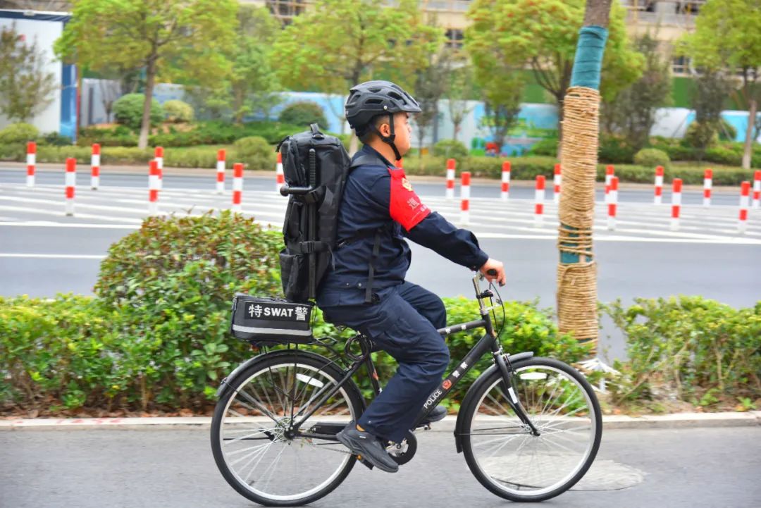 高颜值警用自行车"上岗"!这地全面推行警用自行车巡逻新模式|巡逻_新