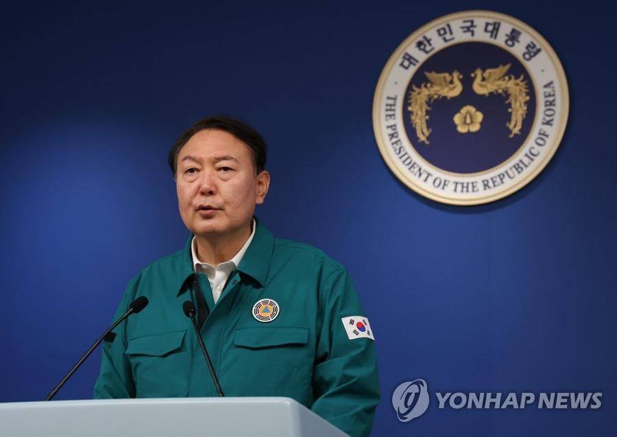 尹锡悦发表电视讲话，宣布进入国家哀悼期休闲区蓝鸢梦想 - Www.slyday.coM