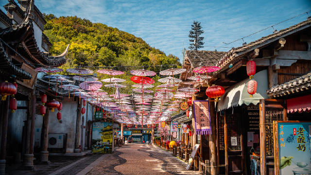 镇江句容宝华山千华古村，是一座明清风味的村落……|镇江市|句容市|江苏省|网眼|秋意_新浪新闻