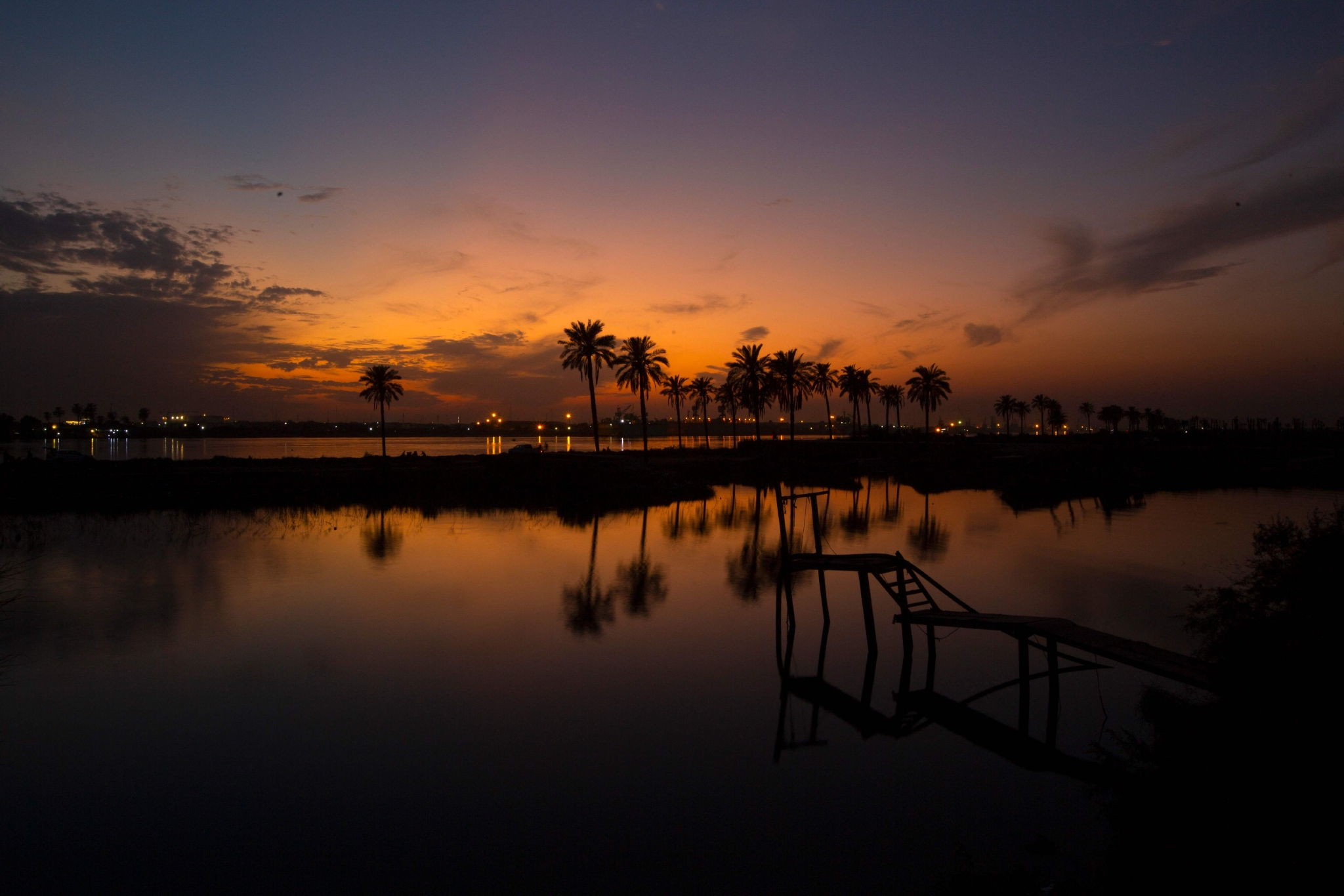 伊拉克黄昏|伊拉克|巴士拉|景色_新浪新闻