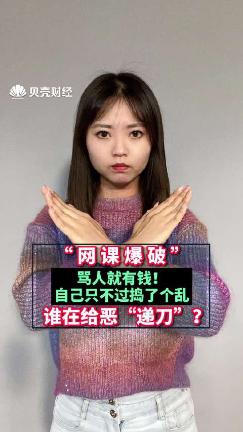 骂人就有钱!自己只不过捣了个乱……谁在给恶“递刀”?_新浪新闻