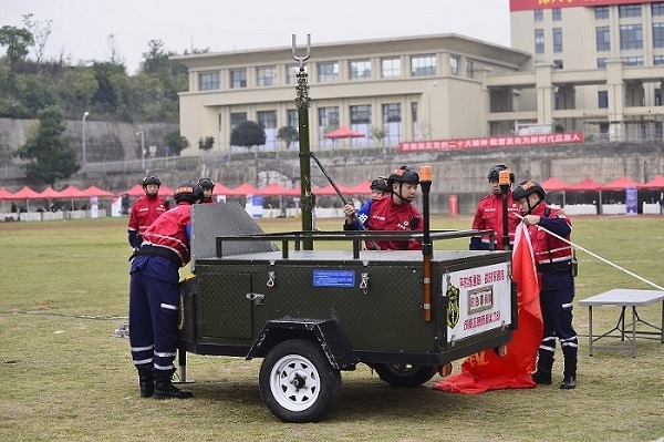 成都市举办第二届基层应急队技能比武大赛总决赛休闲区蓝鸢梦想 - Www.slyday.coM