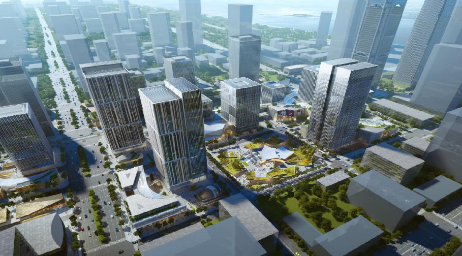 最新航拍！江北新区重大项目建设进展曝光|第一高楼|南京市|绿地_新浪新闻