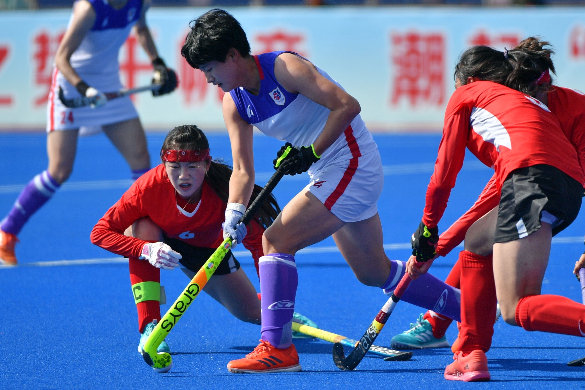曲棍球——全国女子锦标赛：广东队胜甘肃队休闲区蓝鸢梦想 - Www.slyday.coM