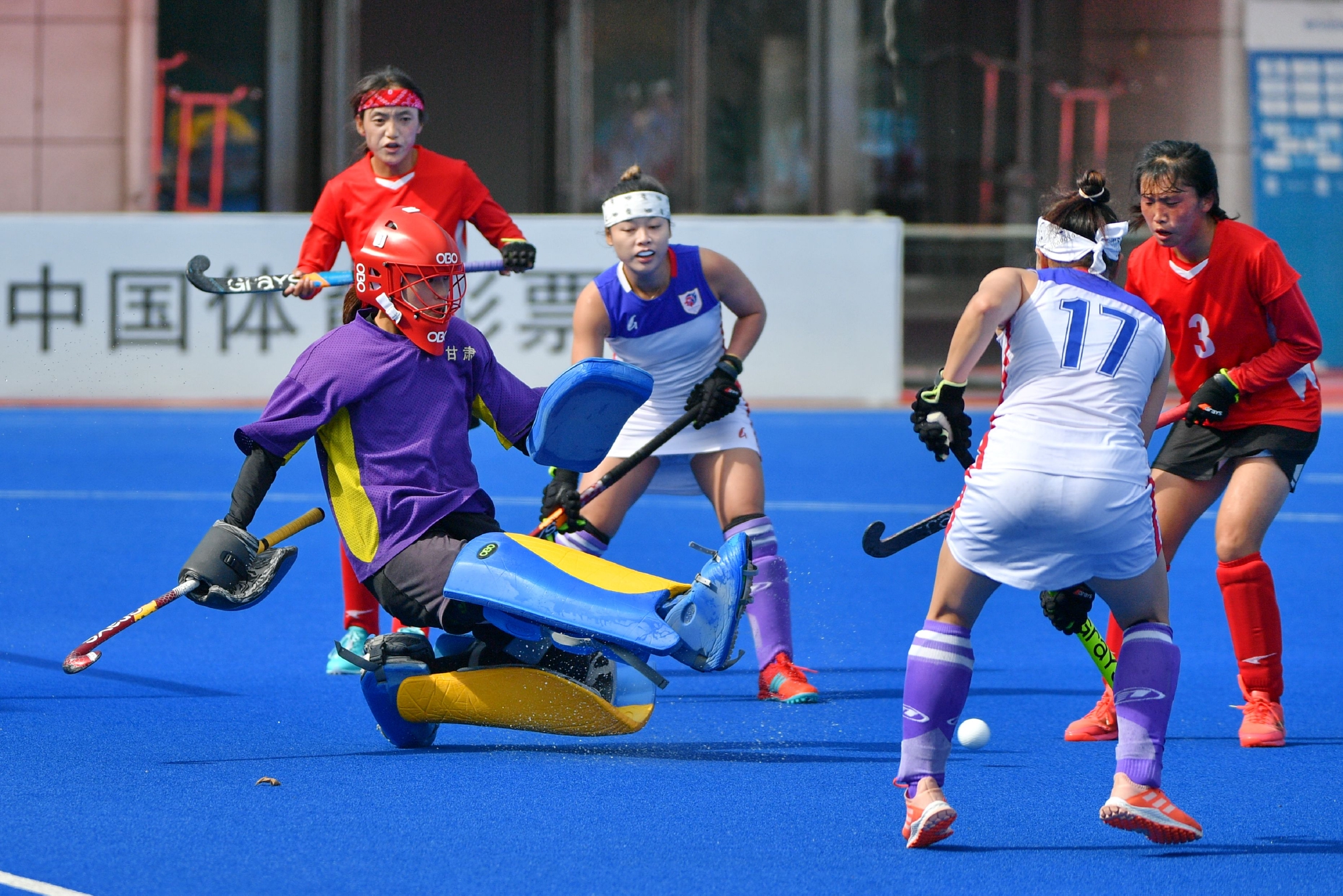 曲棍球——全国女子锦标赛：广东队胜甘肃队休闲区蓝鸢梦想 - Www.slyday.coM