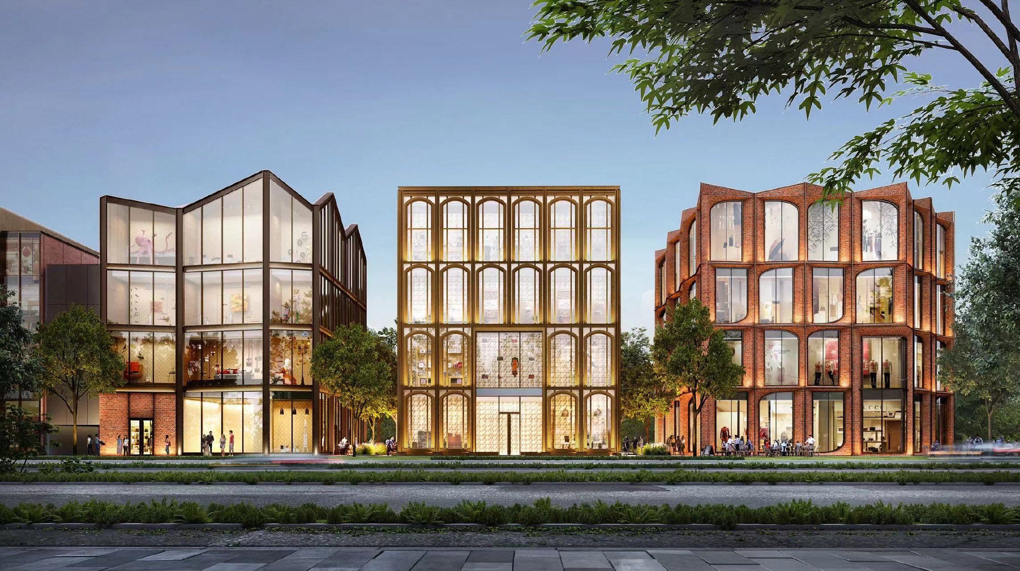 奢侈品旗舰店效果图.