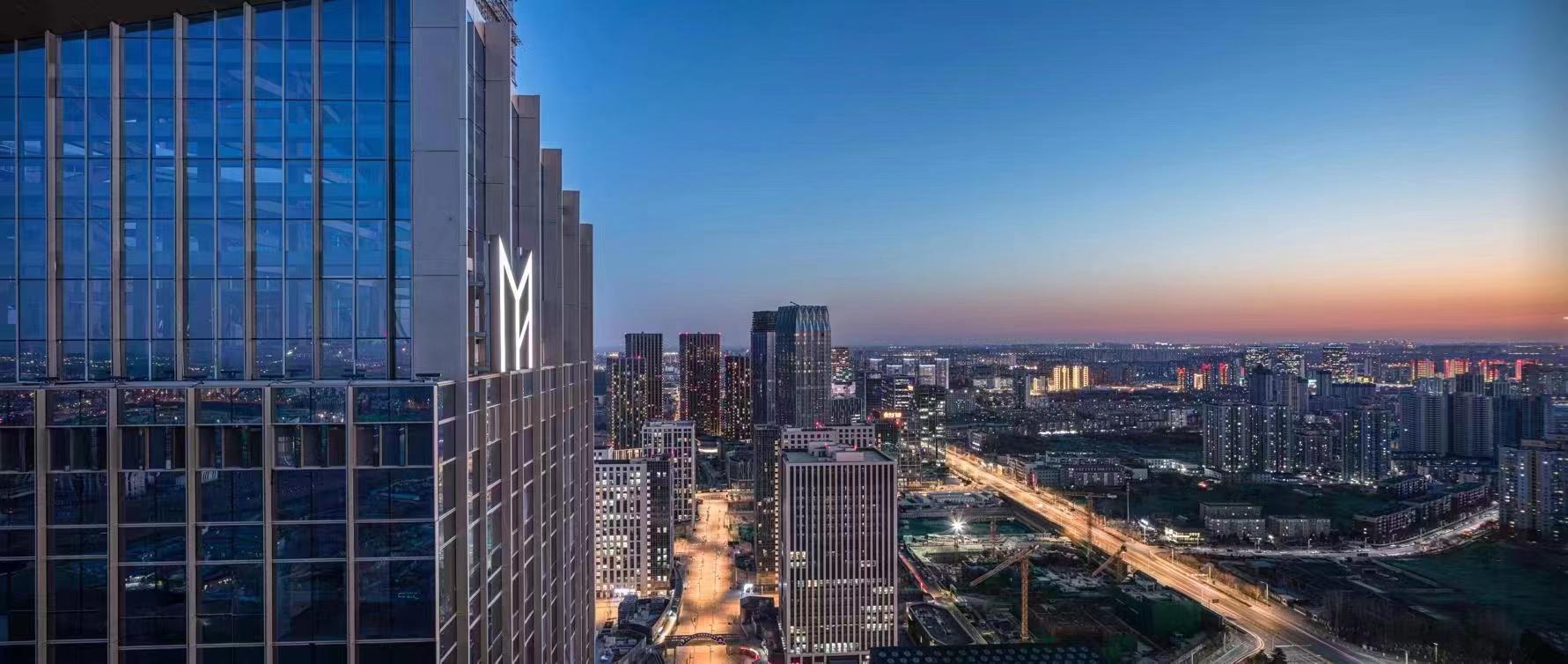 万科大都会滨江在通州运河商务区打造约150米的超高层建筑.企业供图