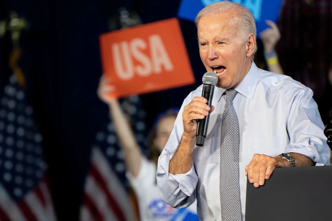 拜登7日在马里兰州发表演讲 图源:外媒