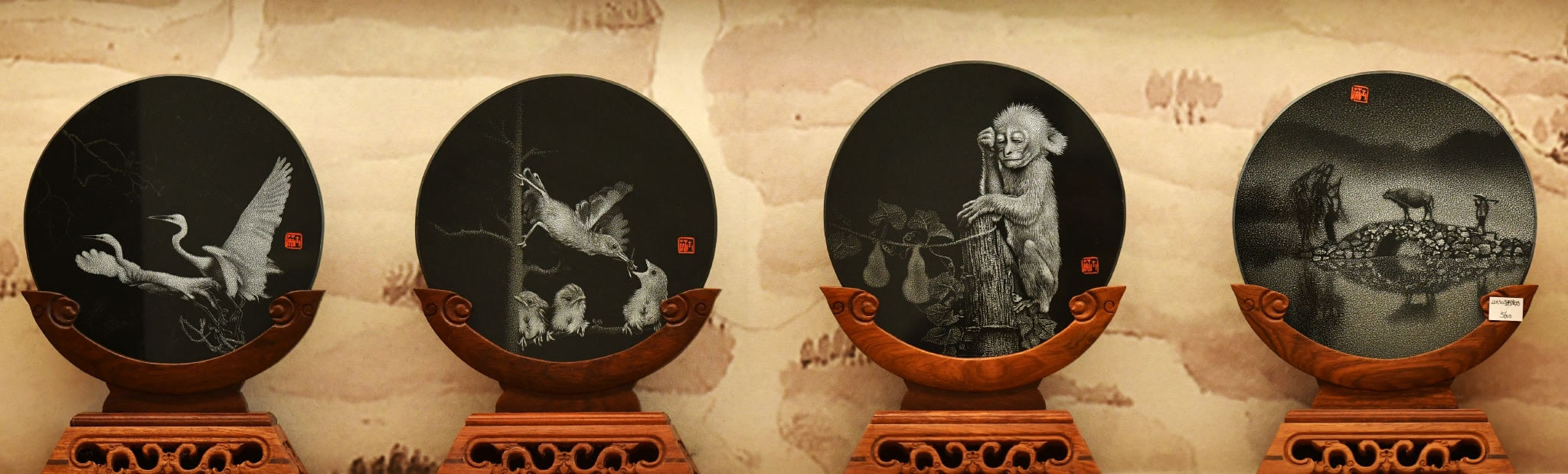 听非遗讲故事石影雕花岗岩上绣芳华