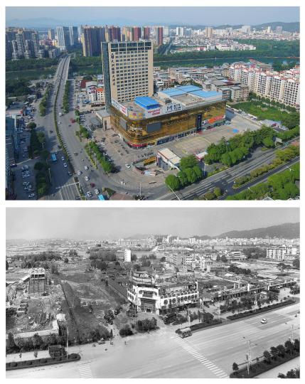 新旧图片见证红城百色撤地设市20年发展变迁|百色市_新浪新闻