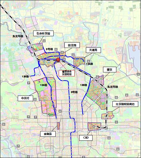 霍营综合交通枢纽获批，市郊铁路将与8号线、13B线实现换乘-QQ1000资源网