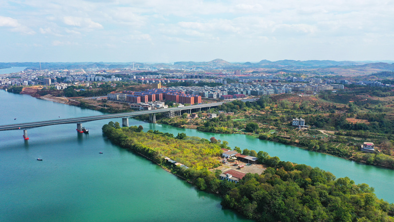 湖南常宁:一江碧水入画来|湘江|常宁市|湖南省_新浪新闻