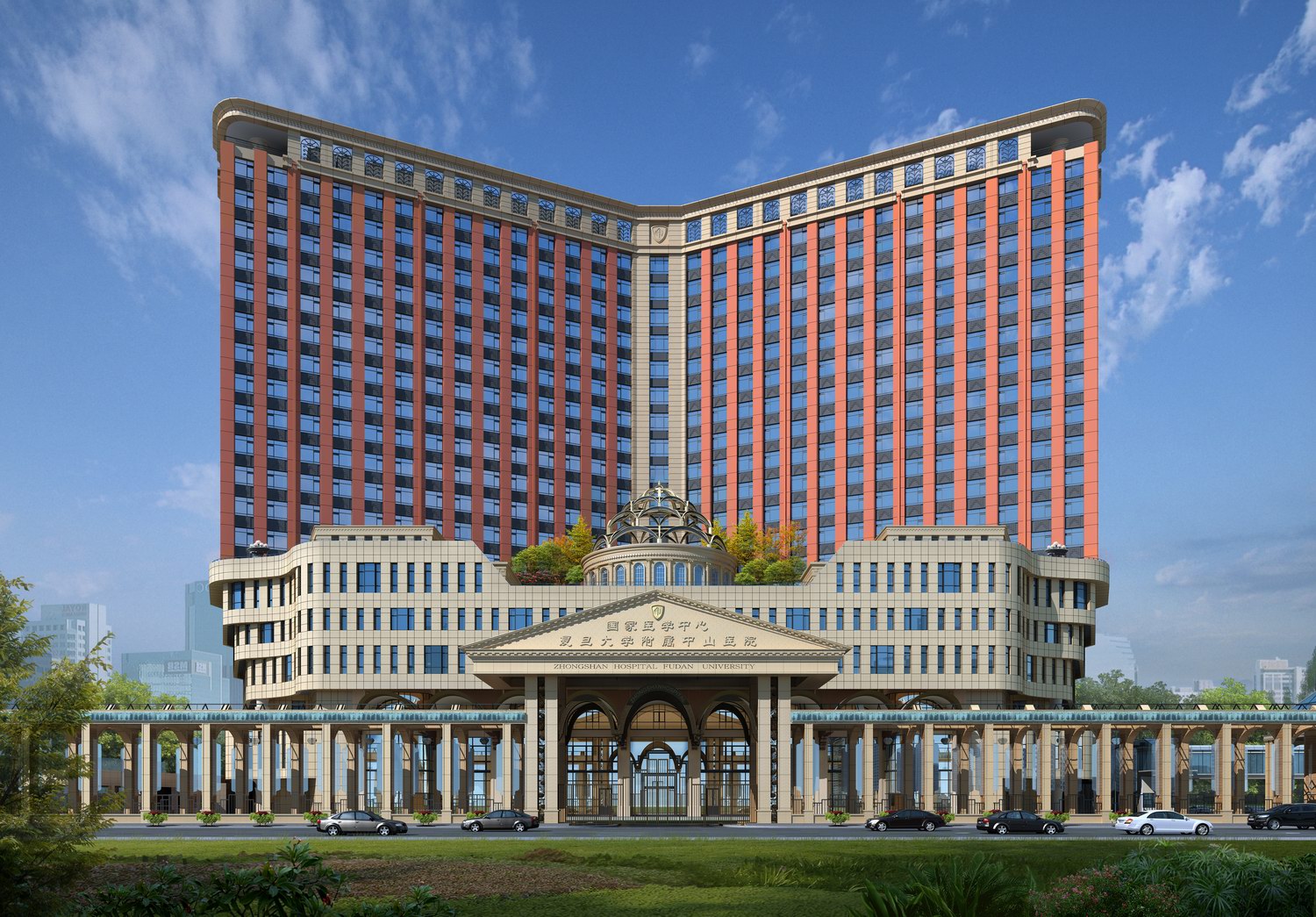 中山医院医教研综合大楼效果图&nbsp;本文图片均为 中山医院 供