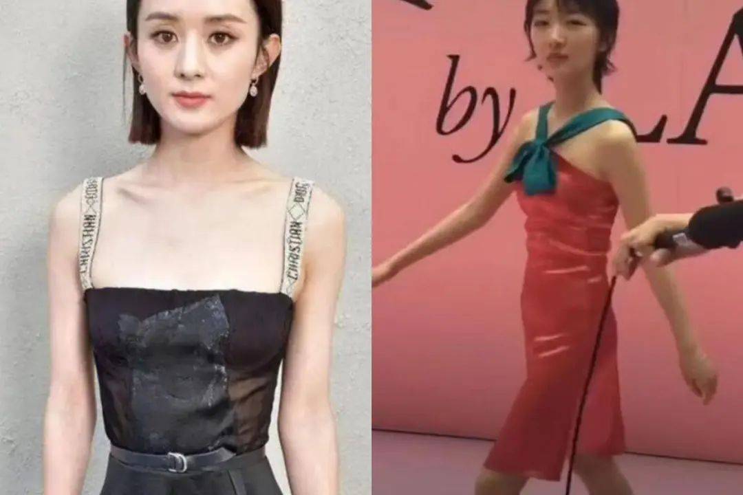 有一种尴尬叫平胸玩性感！露了个寂寞，赵丽颖、金晨都很滑稽__财经头条