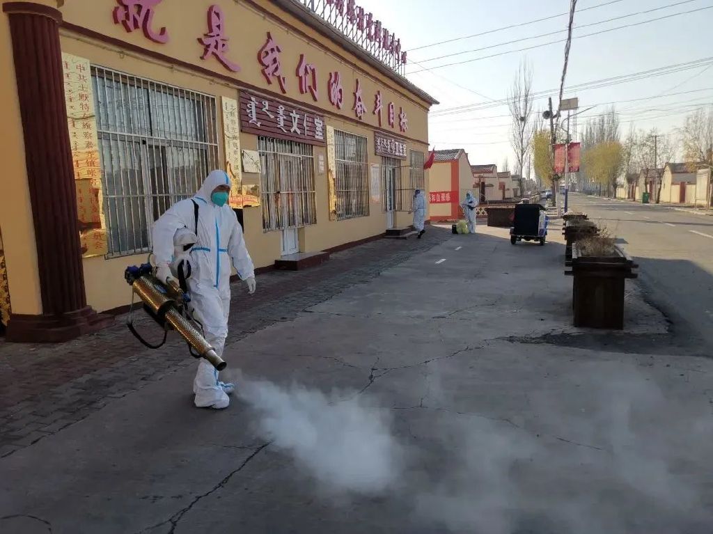 察素齐镇：全面消毒消杀 筑牢疫情防控防线|新冠肺炎_新浪新闻
