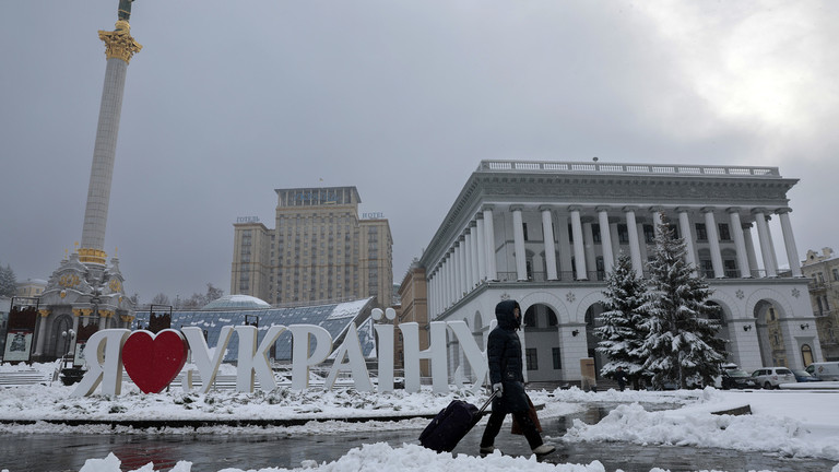 On November 19, the Independence Square in Kyiv, the capital of Ukraine Source: RT