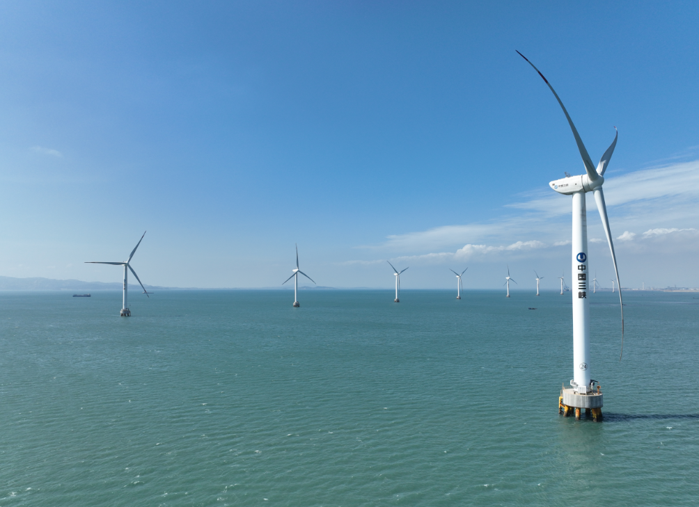 三峡福清兴化湾海上风电场.(图片由三峡集团提供)