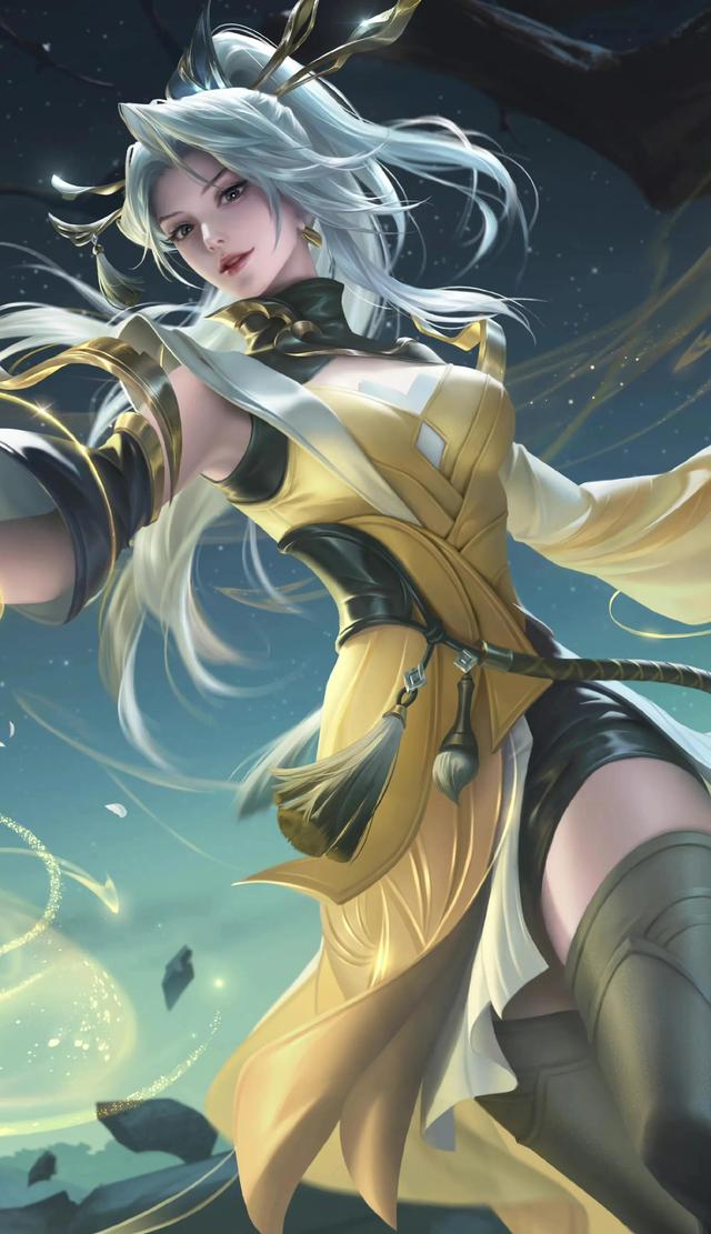 上官婉儿万象笔上线,妙笔生花气势恢宏,黑丝穿搭真的爱了|上官婉儿