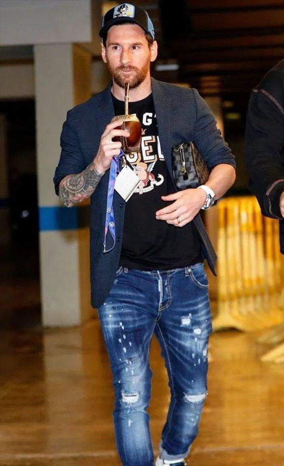 比"世界杯"更有看点?梅西的私服穿搭,值得1米7小个子男人学习