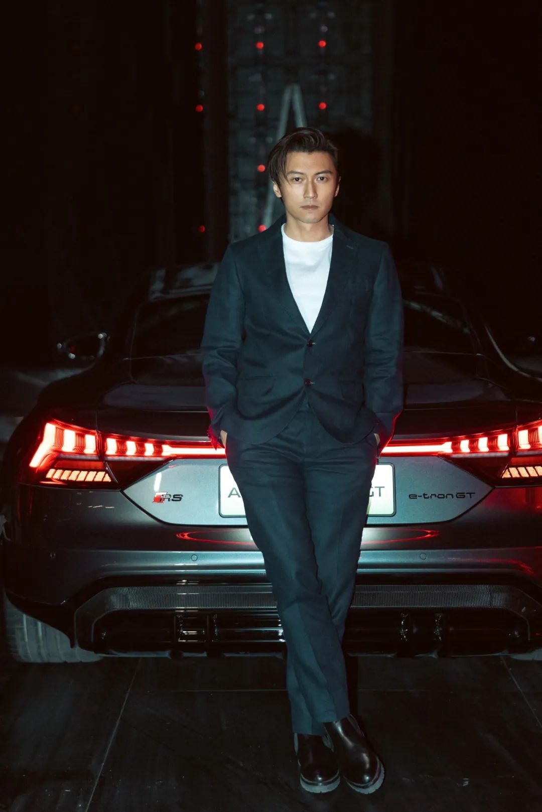 奥迪英杰汇型格赋电先锋,奥迪e-tron gt全球大使谢霆锋惊喜亮相,并