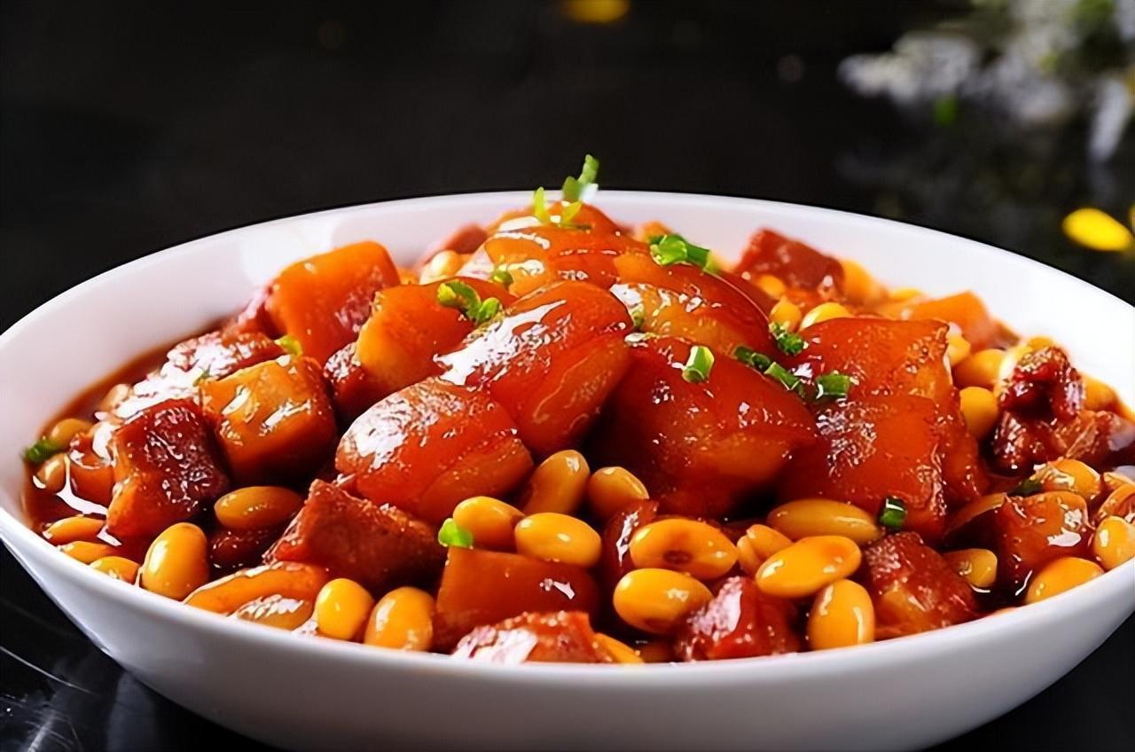 黄豆红烧肉的做法!__财经头条