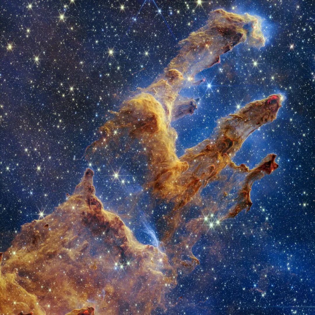 韦布空间望远镜拍摄到的创生之柱|NASA_新浪新闻