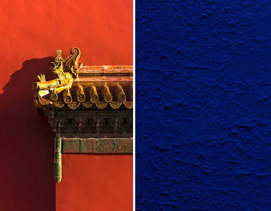 比如大众耳熟能详的"克莱因蓝色""卡普尔黑色""莫兰迪色""故宫色"等等