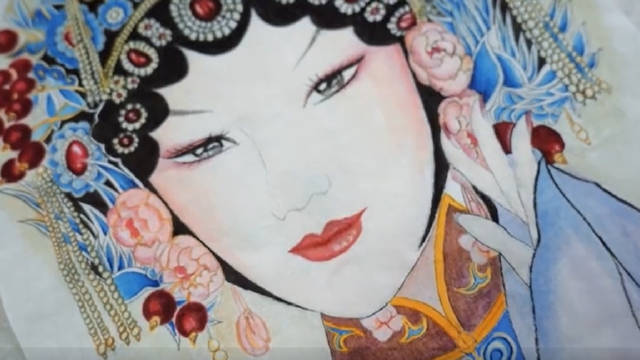 京剧“邂逅”国画 感受国粹魅力|京剧|国画|常州市_新浪新闻