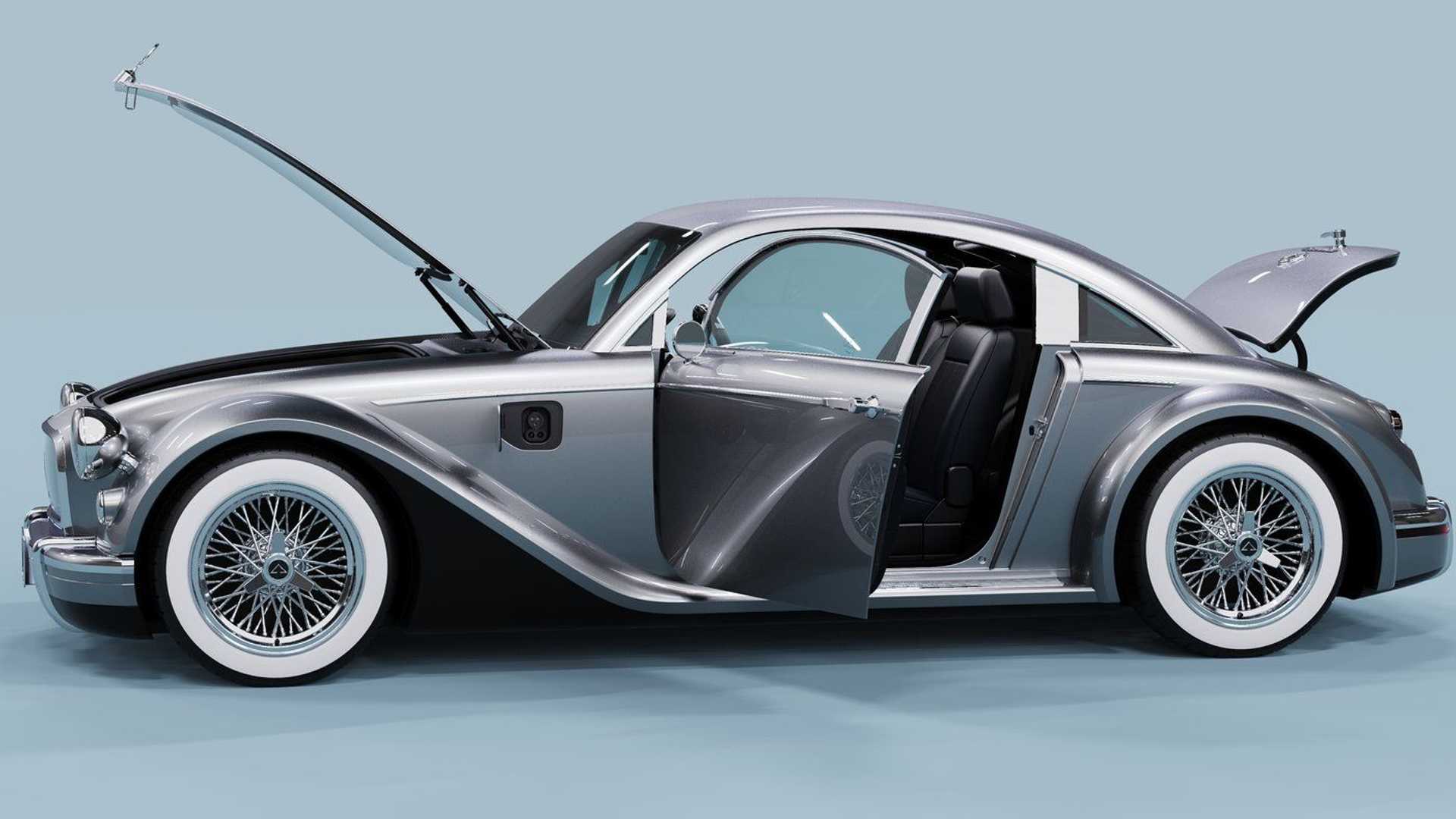 超酷,alpha motors montage 发布具有复古外观的电动汽车|电动|电动